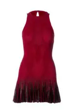 Vestido Curto Plissado Transparência - Imagem 3