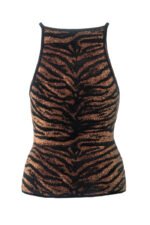Regata Jacquard Tigre Preto - Imagem 4