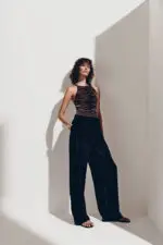 Regata Jacquard Tigre Preto - Imagem 2